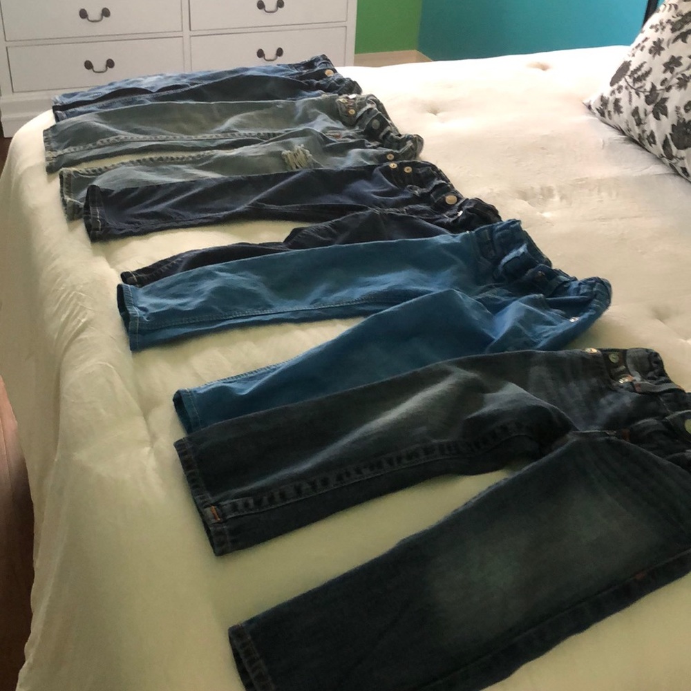 5 pairs of True Religion jeans.